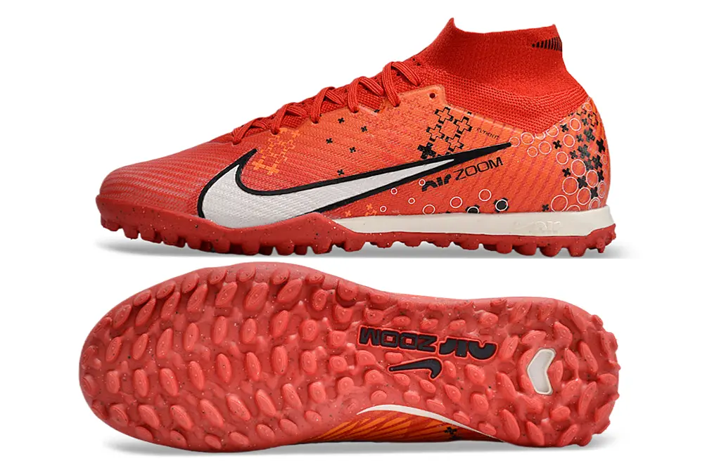 CR7 x Nike Air Zoom Mercurial Superfly 9 Elite TF - Red/Vibrant Red/Deep Orange