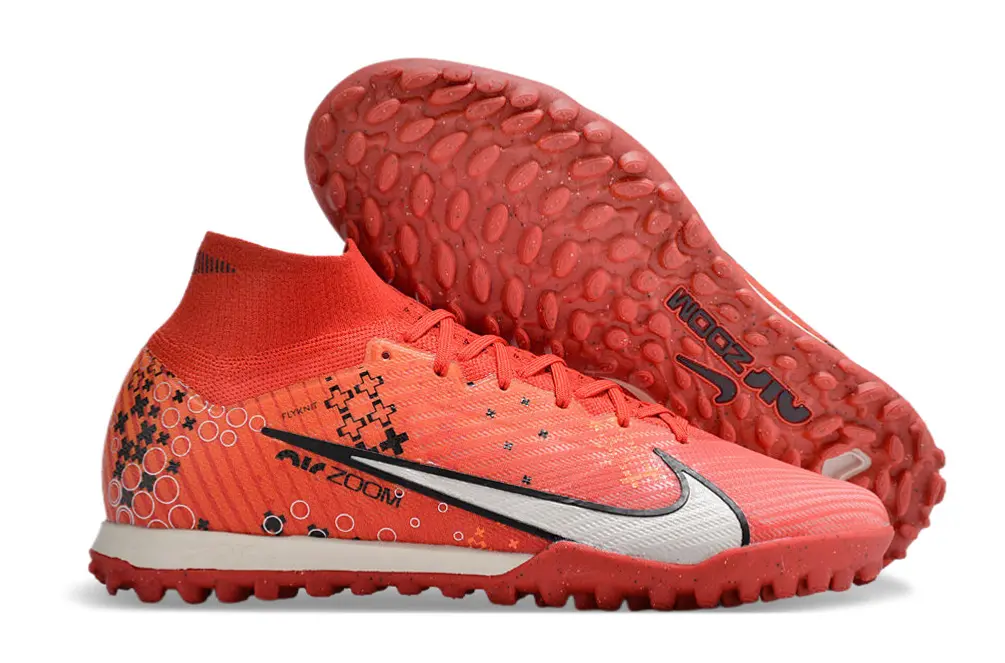 CR7 x Nike Air Zoom Mercurial Superfly 9 Elite TF - Red/Vibrant Red/Deep Orange