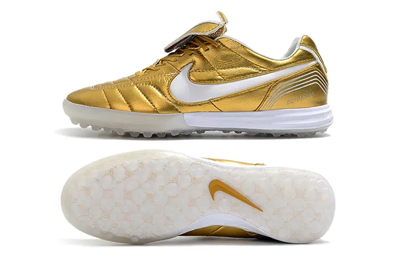 Nike Tiempo Legend 7 Elite R10 TF - Gold/Shimmering Gold/Classic White
