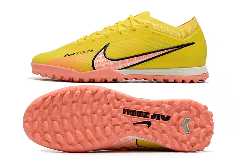 Nike Air Zoom Mercurial Vapor 15 Elite TF - Yellow/Vibrant Yellow/Coral Orange