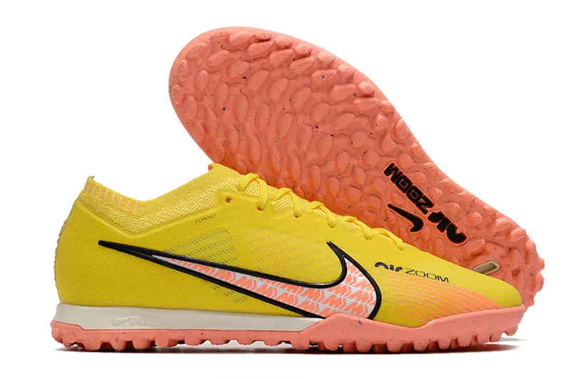 Nike Air Zoom Mercurial Vapor 15 Elite TF - Yellow/Vibrant Yellow/Coral Orange