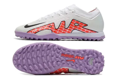 Nike Air Zoom Mercurial Vapor 15 Elite TF - White/Coral Red/Sweet Lavender