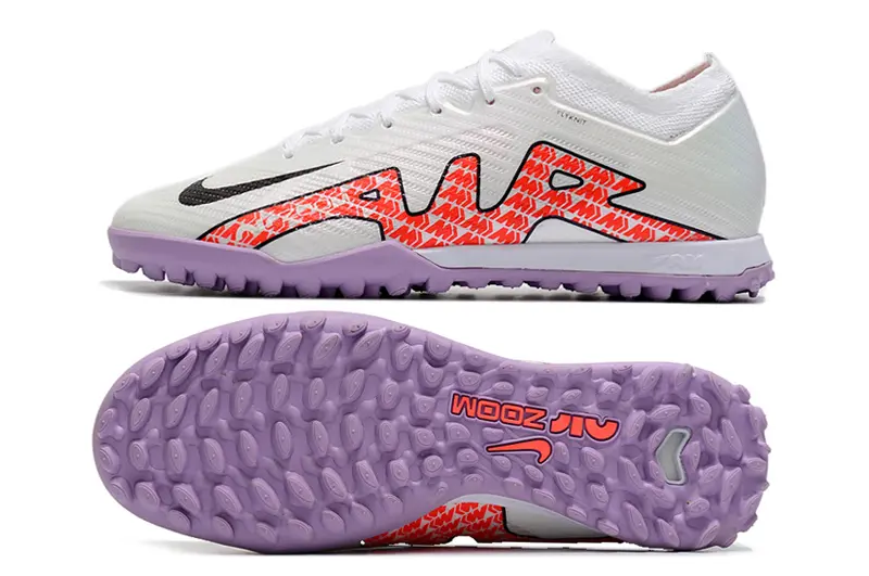 Nike Air Zoom Mercurial Vapor 15 Elite TF - White/Coral Red/Sweet Lavender