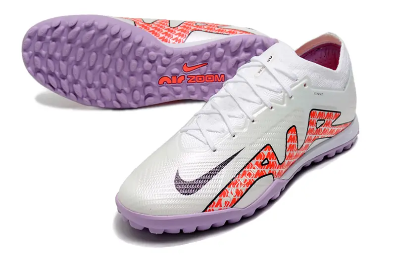 Nike Air Zoom Mercurial Vapor 15 Elite TF - White/Coral Red/Sweet Lavender