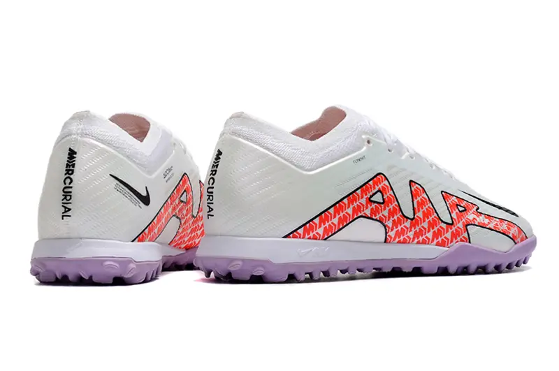 Nike Air Zoom Mercurial Vapor 15 Elite TF - White/Coral Red/Sweet Lavender