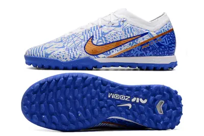 CR7 x Nike Air Zoom Mercurial Vapor 15 Elite TF - Blue/Electric Blue/Tangerine Orange