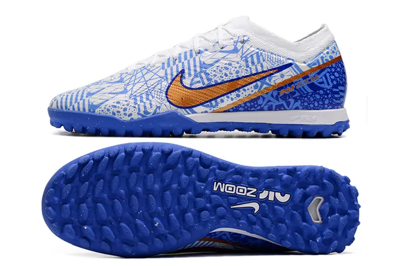 CR7 x Nike Air Zoom Mercurial Vapor 15 Elite TF - Blue/Electric Blue/Tangerine Orange