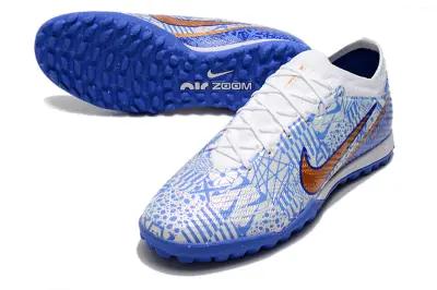 CR7 x Nike Air Zoom Mercurial Vapor 15 Elite TF - Blue/Electric Blue/Tangerine Orange