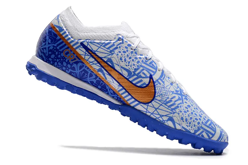 CR7 x Nike Air Zoom Mercurial Vapor 15 Elite TF - Blue/Electric Blue/Tangerine Orange