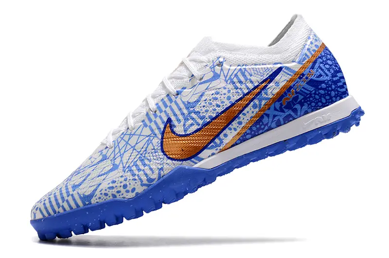 CR7 x Nike Air Zoom Mercurial Vapor 15 Elite TF - Blue/Electric Blue/Tangerine Orange