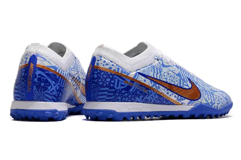 CR7 x Nike Air Zoom Mercurial Vapor 15 Elite TF - Blue/Electric Blue/Tangerine Orange