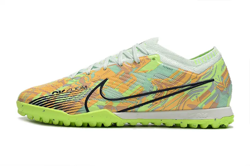 Nike Air Zoom Mercurial Vapor 15 Elite TF - Yellow/Lime Green/Coral Orange