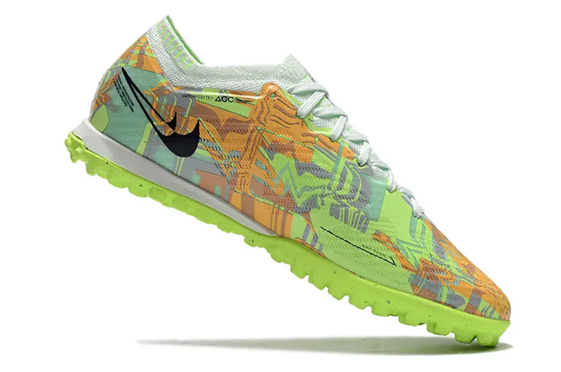 Nike Air Zoom Mercurial Vapor 15 Elite TF - Yellow/Lime Green/Coral Orange