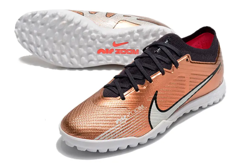 Nike Air Zoom Mercurial Vapor 15 Elite TF - Copper/Dark Blue/White
