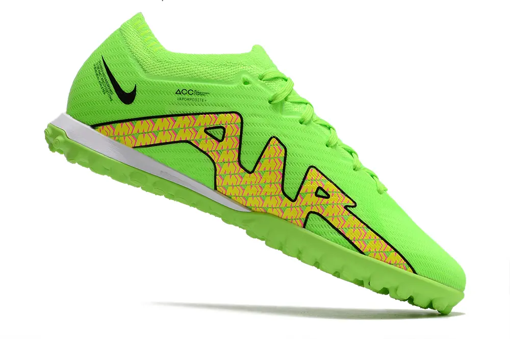 Nike Air Zoom Mercurial Vapor 15 Elite TF - Green/Electric Lime/Neon Pink