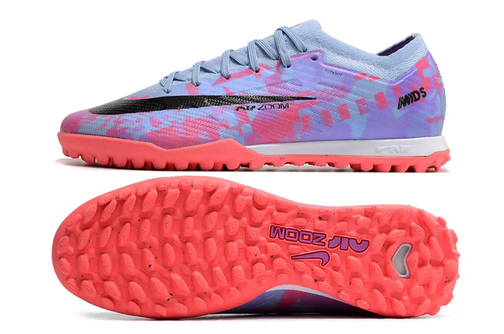 Nike Air Zoom Mercurial Vapor 15 Elite TF - Purple/Neon Pink/Pastel Blue