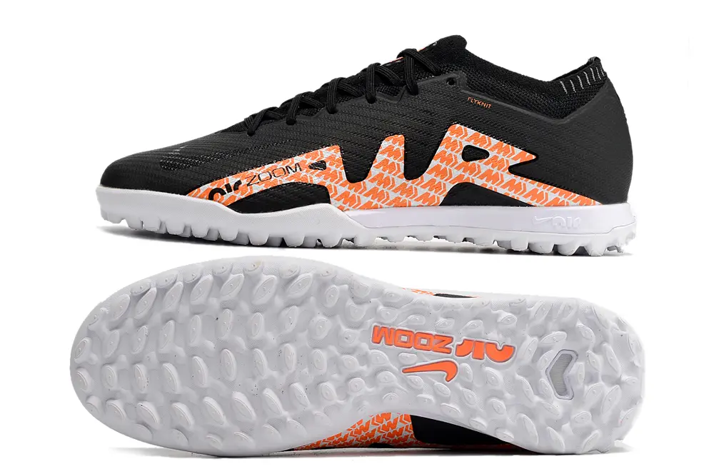 Nike Air Zoom Mercurial Vapor 15 Elite TF - Black/Bright Orange/White