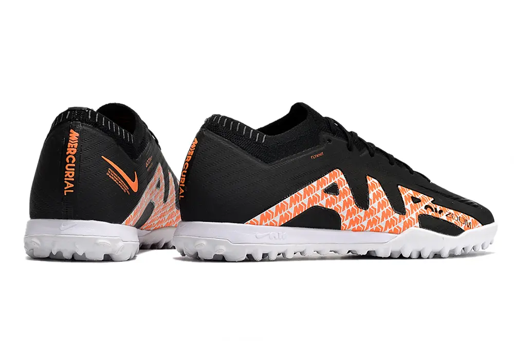 Nike Air Zoom Mercurial Vapor 15 Elite TF - Black/Bright Orange/White