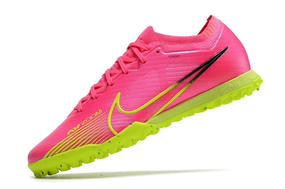 Nike Air Zoom Mercurial Vapor 15 Elite TF - Pink/Neon Green/Hot Pink