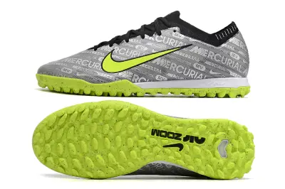 Nike Air Zoom Mercurial Vapor 15 Elite TF - Gray/Electric Yellow/Soft Silver