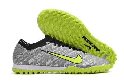 Nike Air Zoom Mercurial Vapor 15 Elite TF - Gray/Electric Yellow/Soft Silver