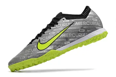 Nike Air Zoom Mercurial Vapor 15 Elite TF - Gray/Electric Yellow/Soft Silver