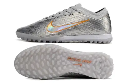 Nike Air Zoom Mercurial Vapor 15 Elite TF - Silver/Iridescent Orange/Light Grey