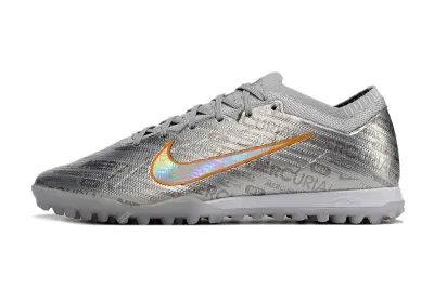 Nike Air Zoom Mercurial Vapor 15 Elite TF - Silver/Iridescent Orange/Light Grey