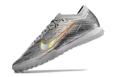 Nike Air Zoom Mercurial Vapor 15 Elite TF - Silver/Iridescent Orange/Light Grey