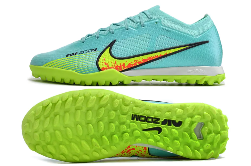 Nike Air Zoom Mercurial Vapor 15 Elite TF - Aqua/Lime Green/Hazard Yellow