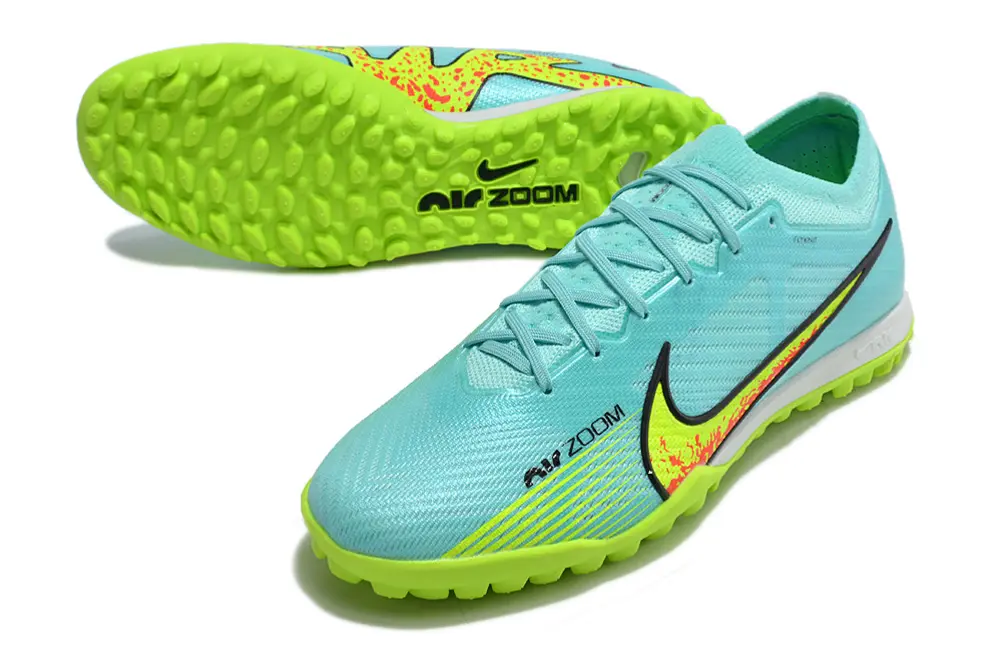Nike Air Zoom Mercurial Vapor 15 Elite TF - Aqua/Lime Green/Hazard Yellow