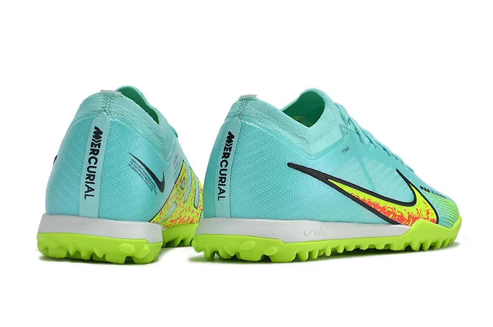 Nike Air Zoom Mercurial Vapor 15 Elite TF - Aqua/Lime Green/Hazard Yellow