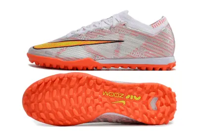 Nike Air Zoom Mercurial Vapor 15 Elite TF - White/Bright Orange/Nebula Grey