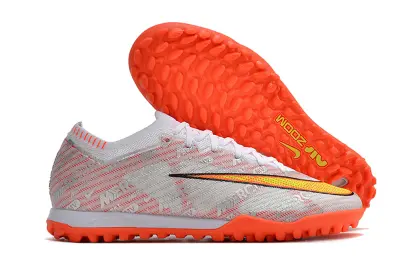 Nike Air Zoom Mercurial Vapor 15 Elite TF - White/Bright Orange/Nebula Grey