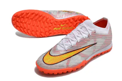 Nike Air Zoom Mercurial Vapor 15 Elite TF - White/Bright Orange/Nebula Grey