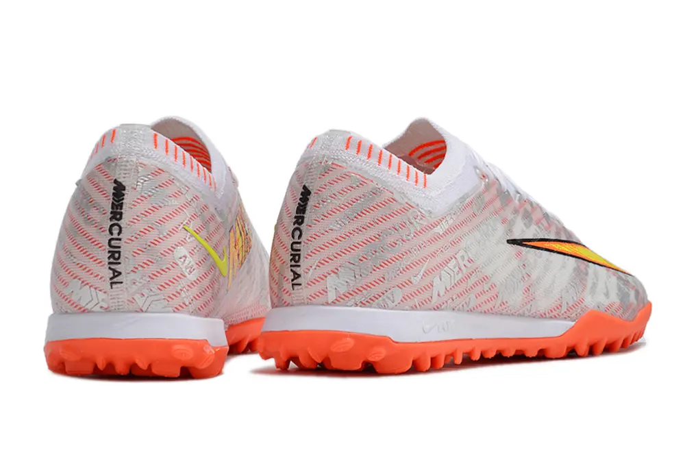 Nike Air Zoom Mercurial Vapor 15 Elite TF - White/Bright Orange/Nebula Grey