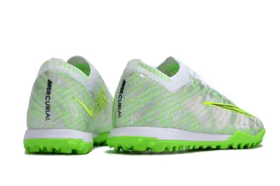 Nike Air Zoom Mercurial Vapor 15 Elite TF - White/Lime Green/Shocking Yellow
