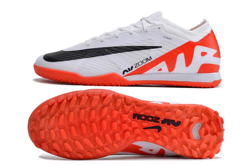 Nike Air Zoom Mercurial Vapor 15 Elite TF - White/Bright Orange/Black