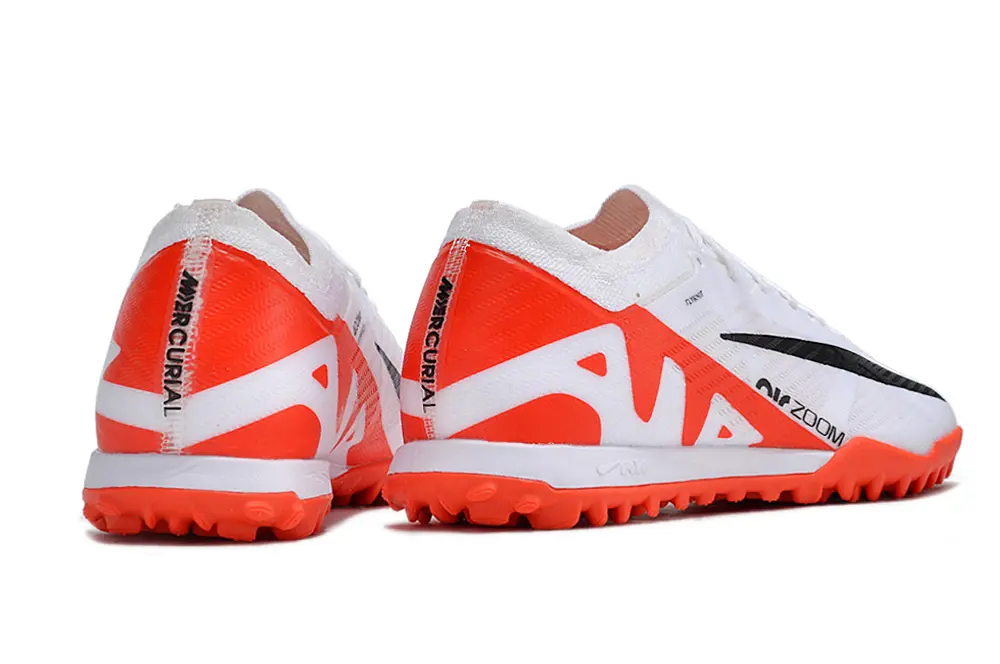 Nike Air Zoom Mercurial Vapor 15 Elite TF - White/Bright Orange/Black