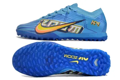 Kylian Mbappé x Nike Air Zoom Mercurial Vapor 15 Elite TF - Blue/Vibrant Azure/Neon Orange