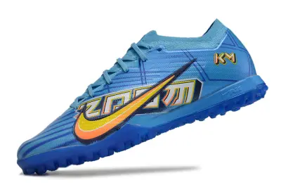 Kylian Mbappé x Nike Air Zoom Mercurial Vapor 15 Elite TF - Blue/Vibrant Azure/Neon Orange