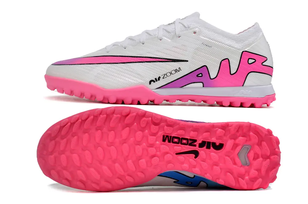 Nike Air Zoom Mercurial Vapor 15 Elite TF - White/Vibrant Pink/Sharp Black