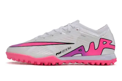 Nike Air Zoom Mercurial Vapor 15 Elite TF - White/Vibrant Pink/Sharp Black