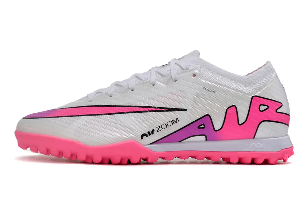 Nike Air Zoom Mercurial Vapor 15 Elite TF - White/Vibrant Pink/Sharp Black