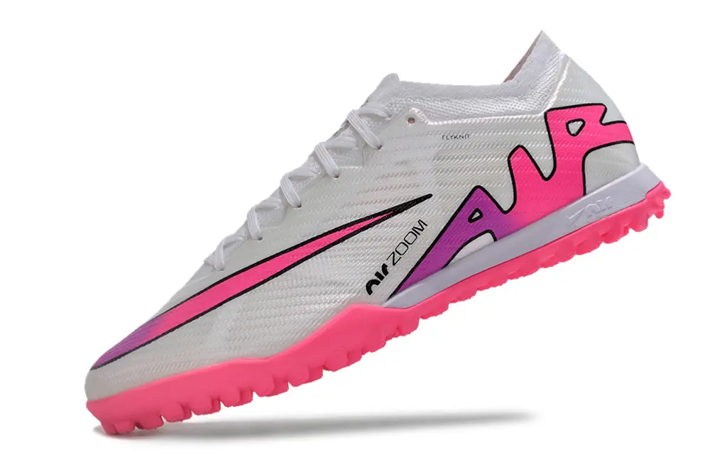 Nike Air Zoom Mercurial Vapor 15 Elite TF - White/Vibrant Pink/Sharp Black