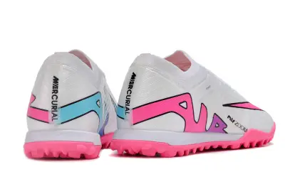 Nike Air Zoom Mercurial Vapor 15 Elite TF - White/Vibrant Pink/Sharp Black