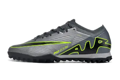 Nike Air Zoom Mercurial Vapor 15 Elite TF - Gray/Neon Green/Charcoal Black