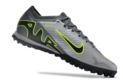 Nike Air Zoom Mercurial Vapor 15 Elite TF - Gray/Neon Green/Charcoal Black