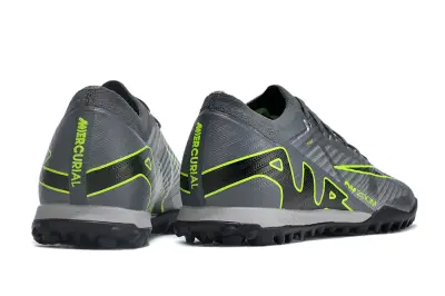 Nike Air Zoom Mercurial Vapor 15 Elite TF - Gray/Neon Green/Charcoal Black