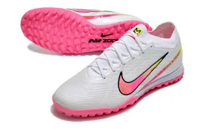 Nike Air Zoom Mercurial Vapor 15 Elite TF - White/Vivid Pink/Splash Yellow